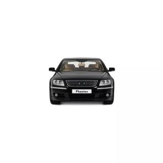 VW VOLKSWAGEN PHAETON 6.0 W12 BLACK L041 2005 OttO mobile 1:18 Resinemodell (Türen, Motorhaube... nicht zu öffnen!)